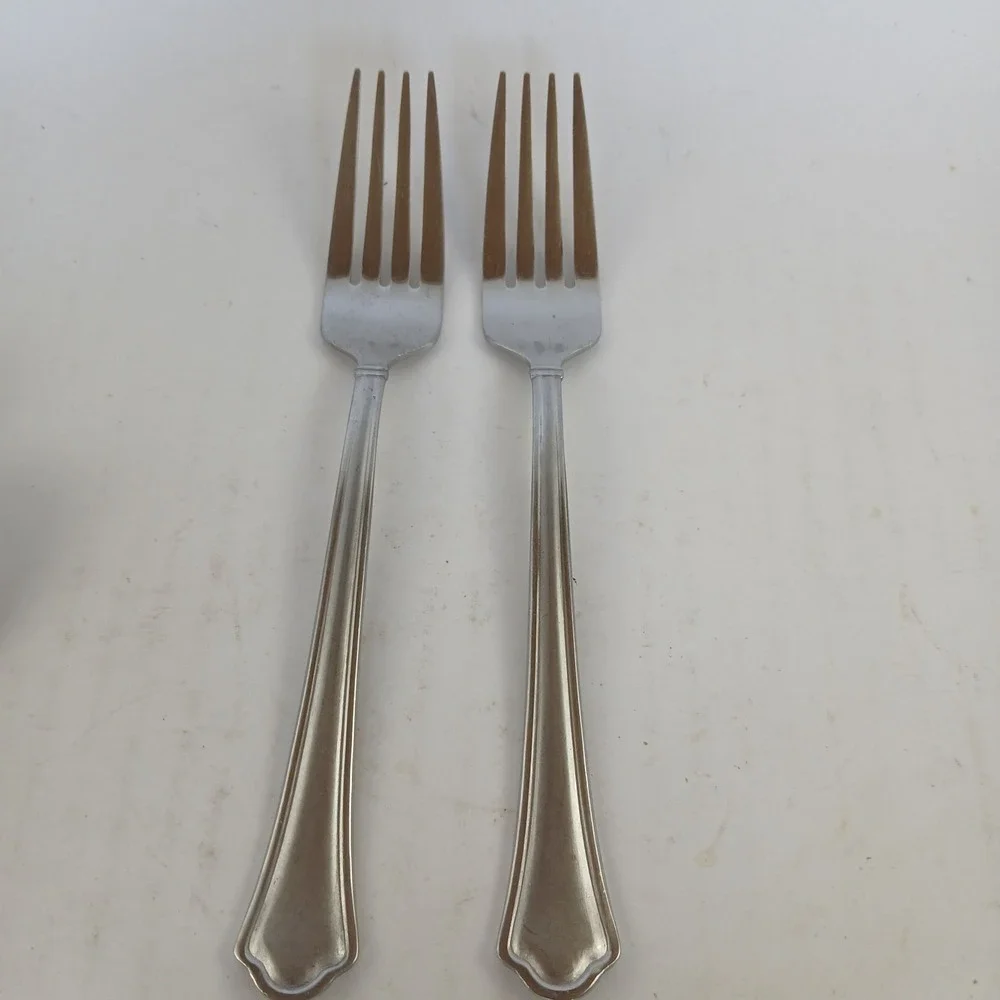 Lot Of 17 Pfaltzgraff Capri Frost 18/0 Mixed Flatware Piece Lot See Description